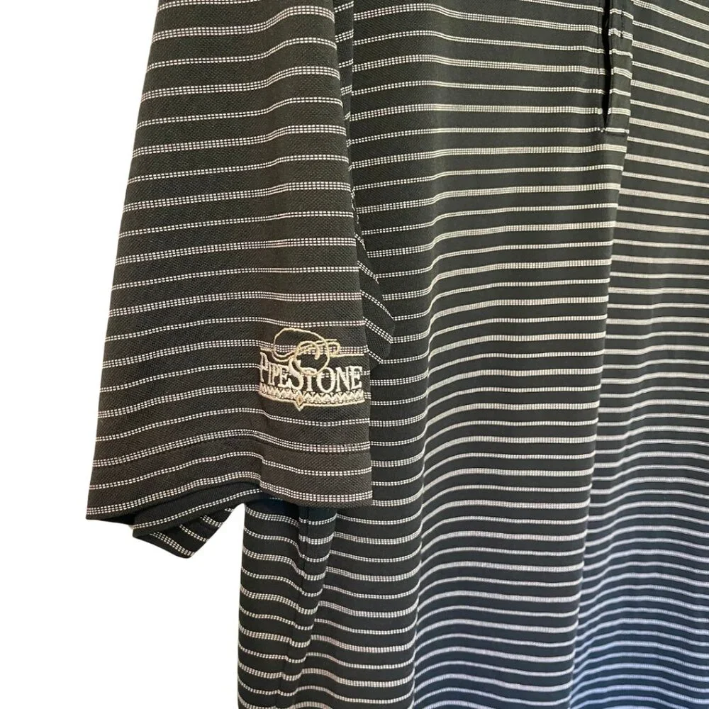 Nike Golf Dri-FIT Striped Polo Shirt Men’s Size Large